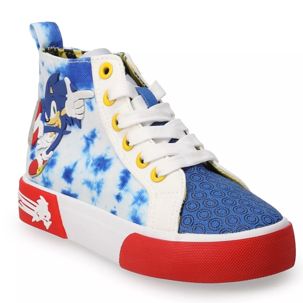 Sonic the Hedgehog High Top Sneakers size 10